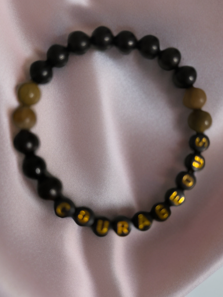 Inspo Men bead message bracelet