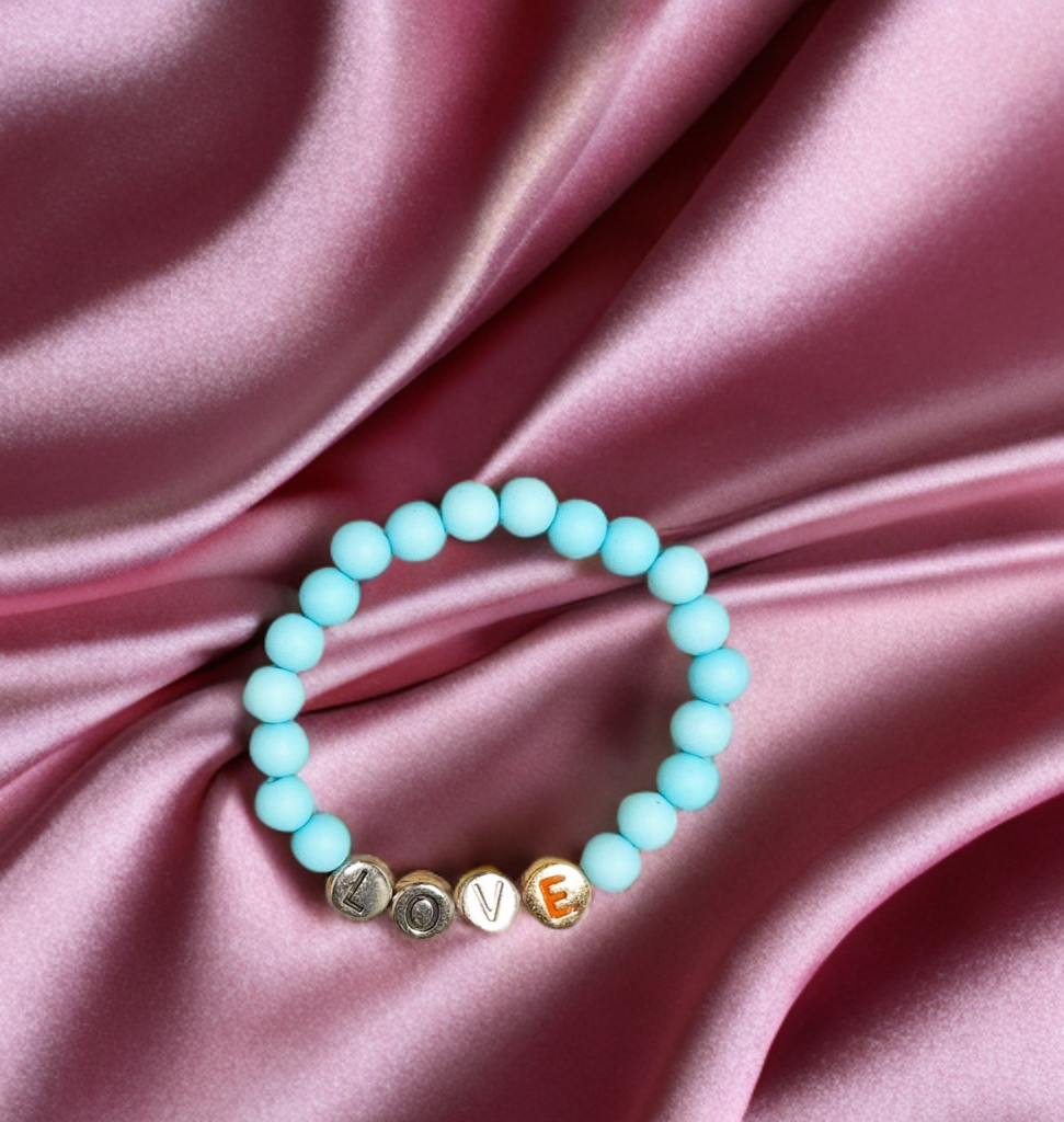 Inspo Little Boys bead message bracelet