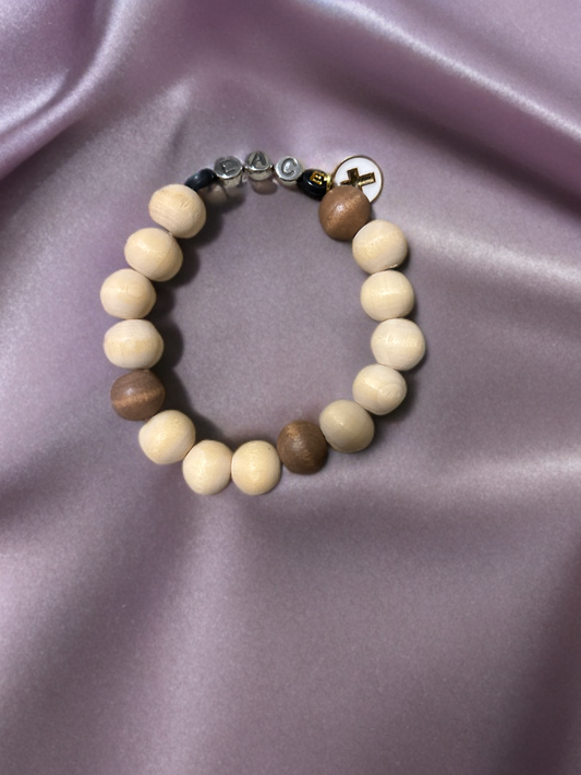 Inspo Men bead message bracelet