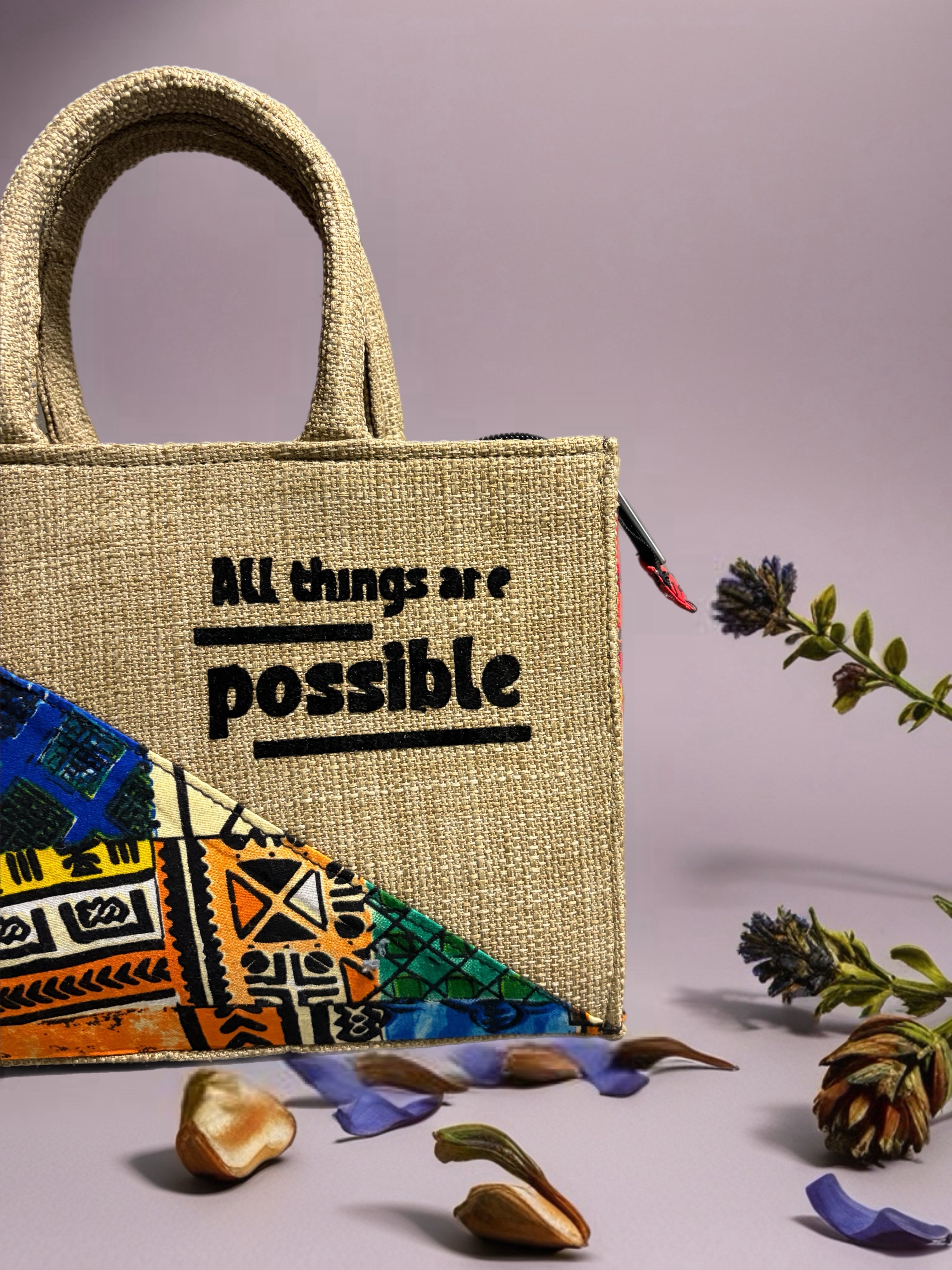 Inspo mid - Tote bag with message