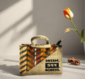 Inspo mid-Tote bag with message