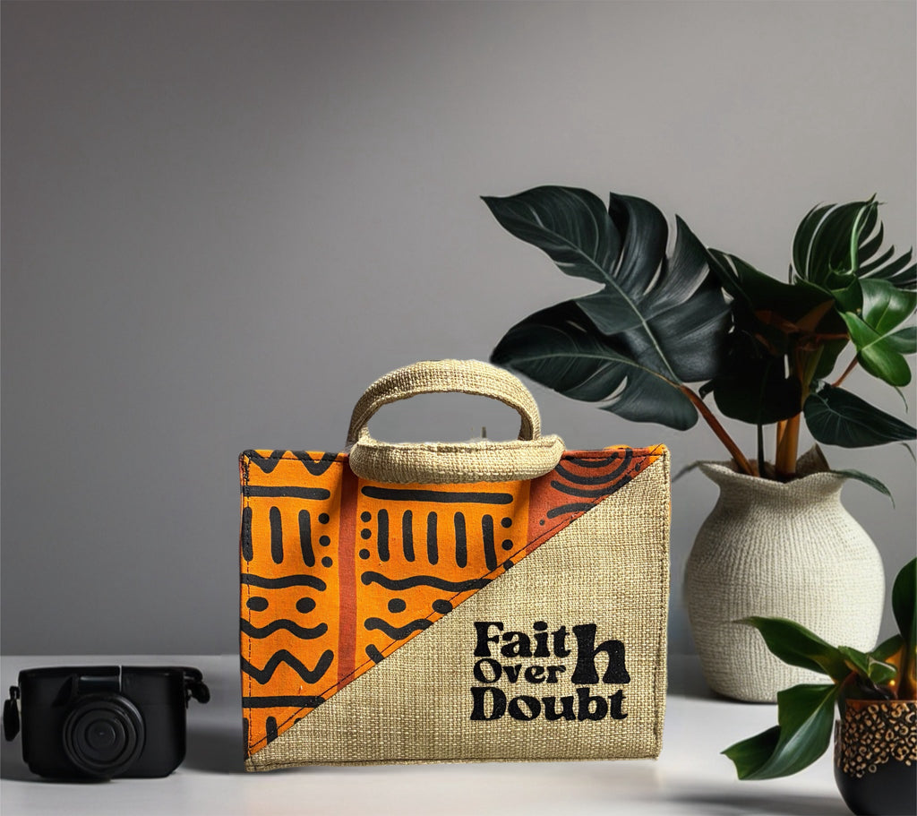 Inspo mid-Tote Bag with message