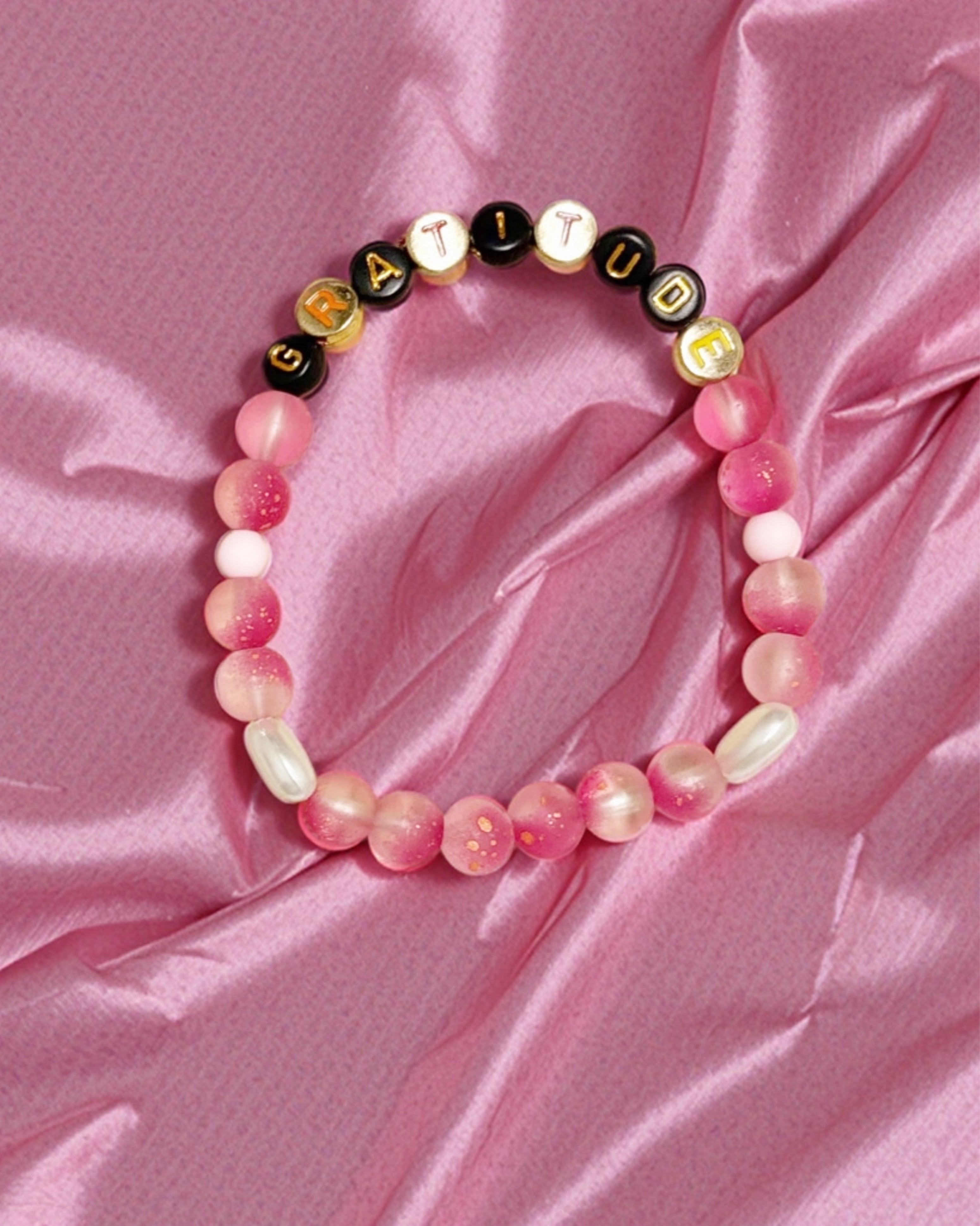 Inspo Women bead message bracelet