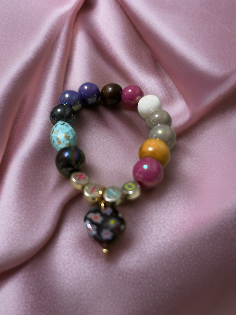 Inspo Women bead message bracelet