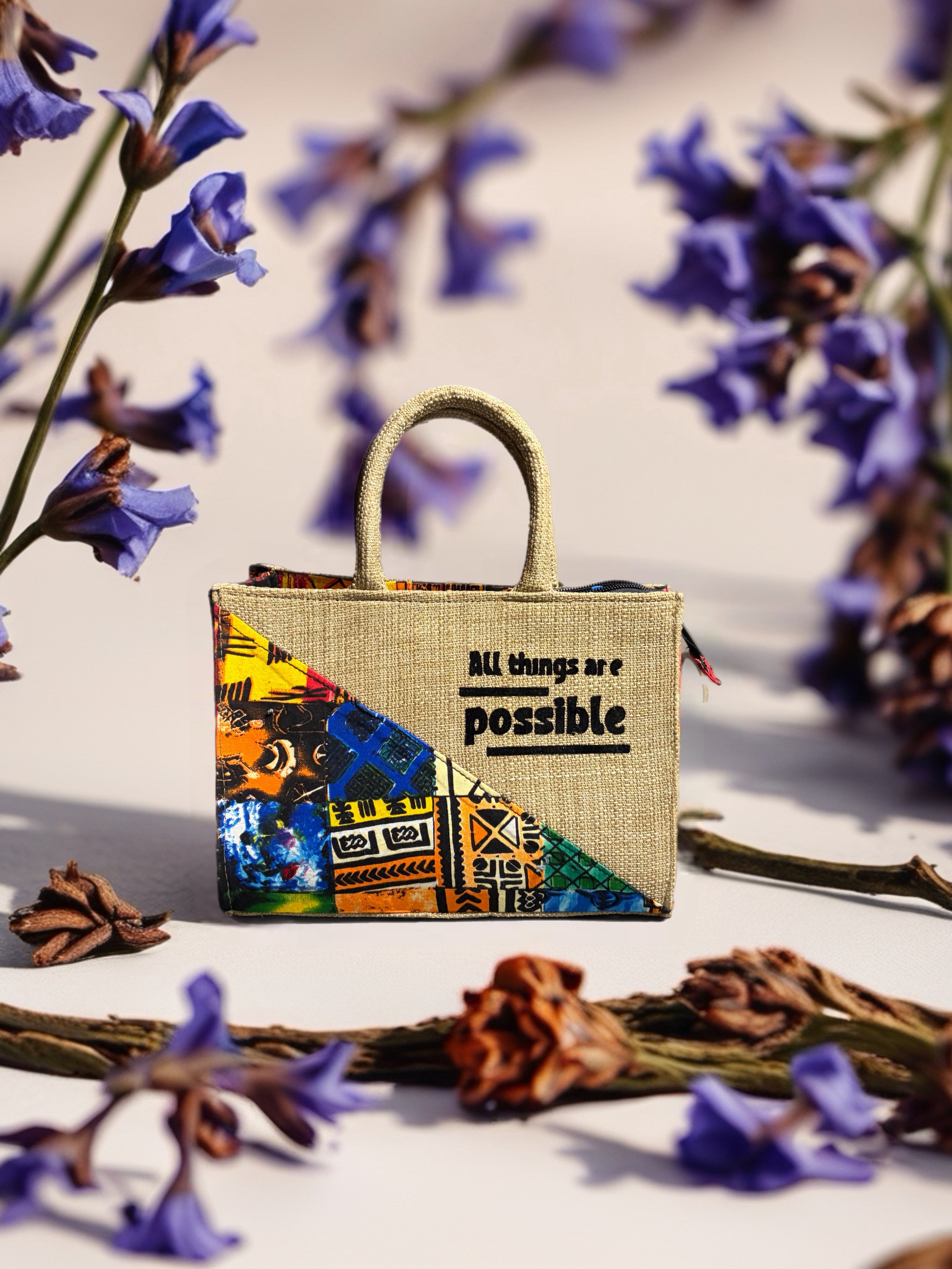 Inspo mid - Tote bag with message