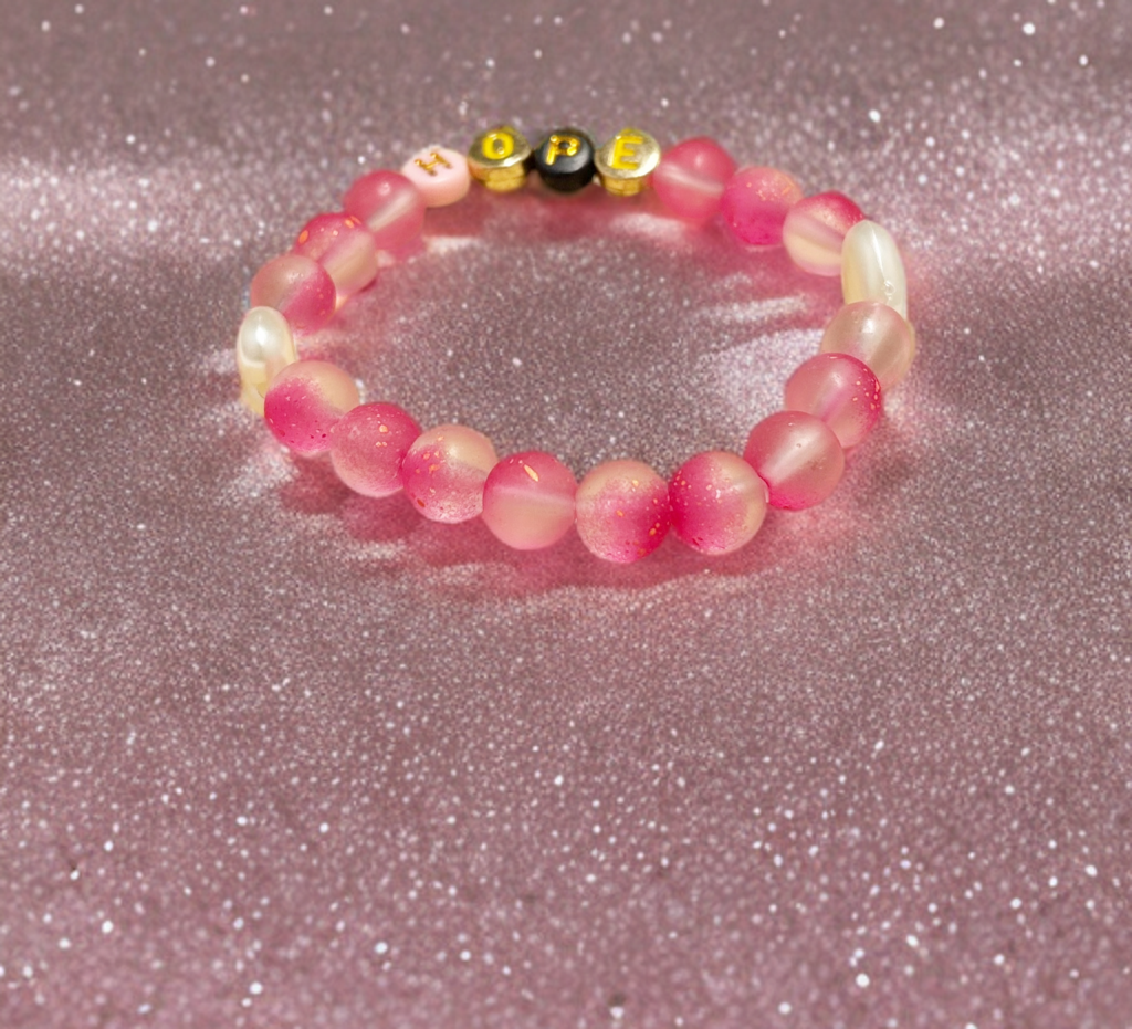 Inspo Women bead message bracelet