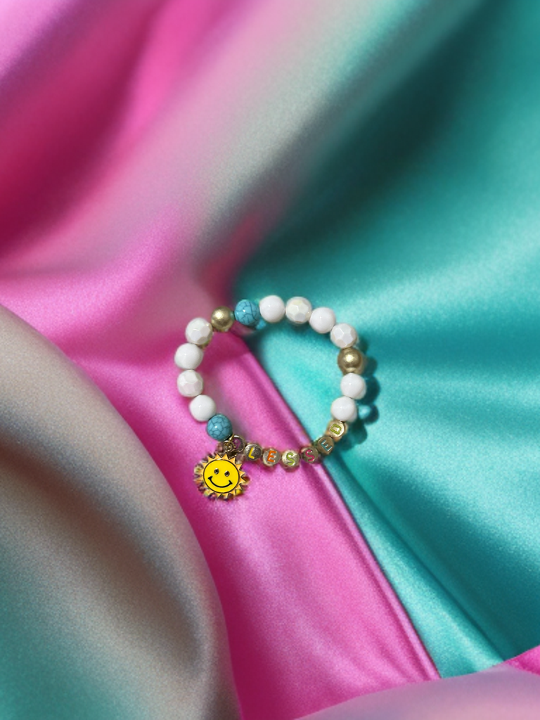 Inspo Women bead message bracelet