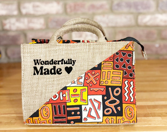 Inspo mid Tote bag with message