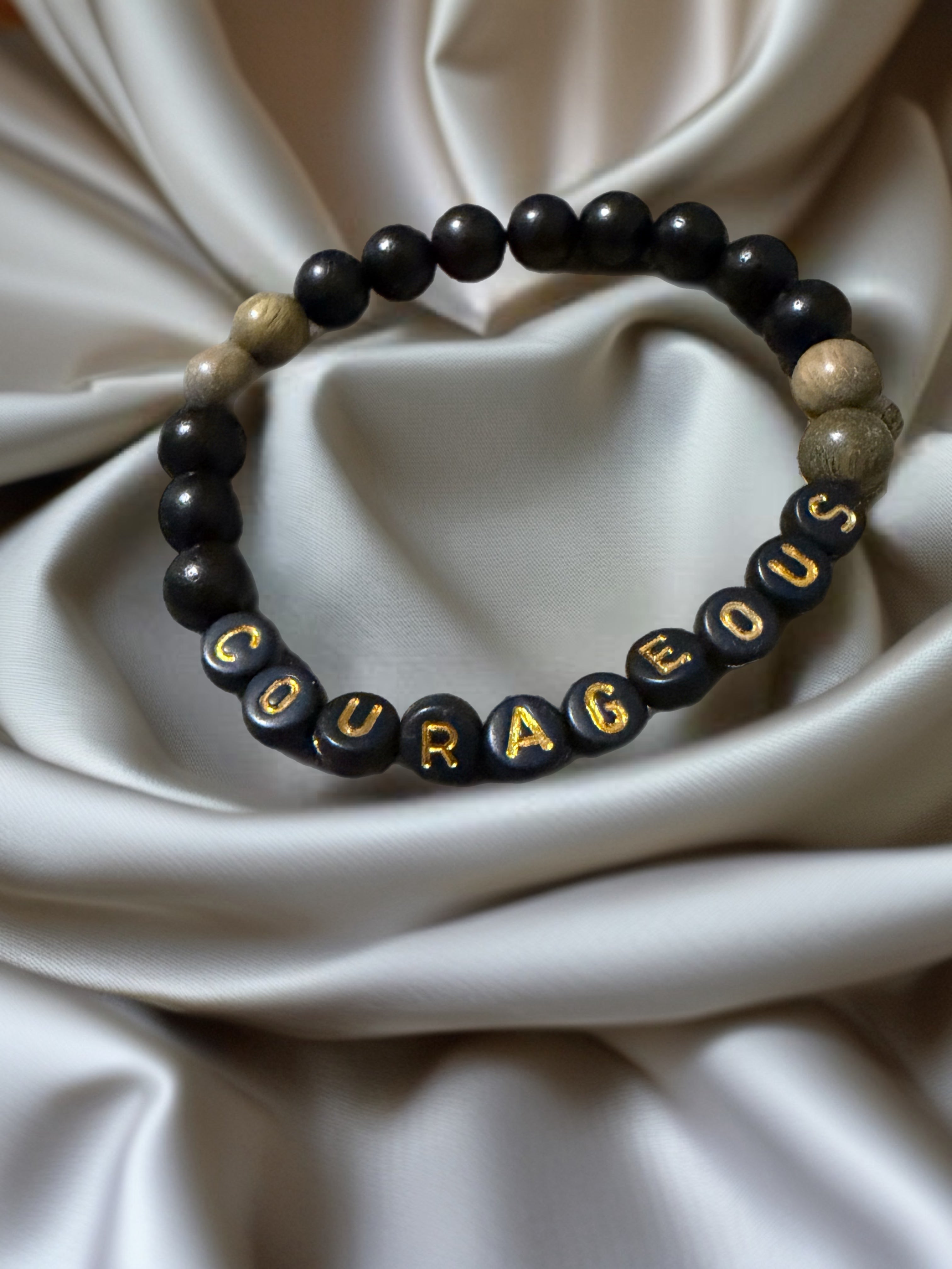 Inspo Men bead message bracelet