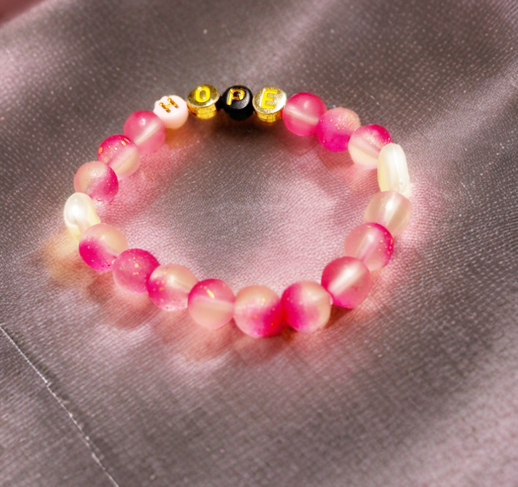 Inspo Women bead message bracelet