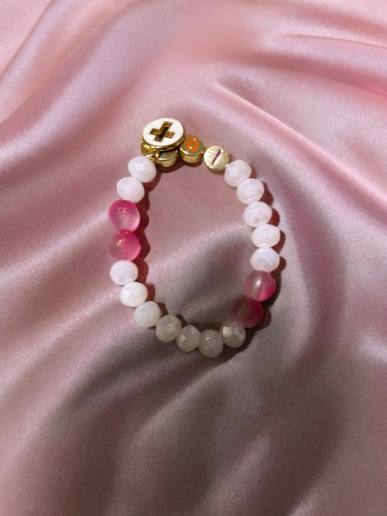 Inspo Little Girls bead message bracelet