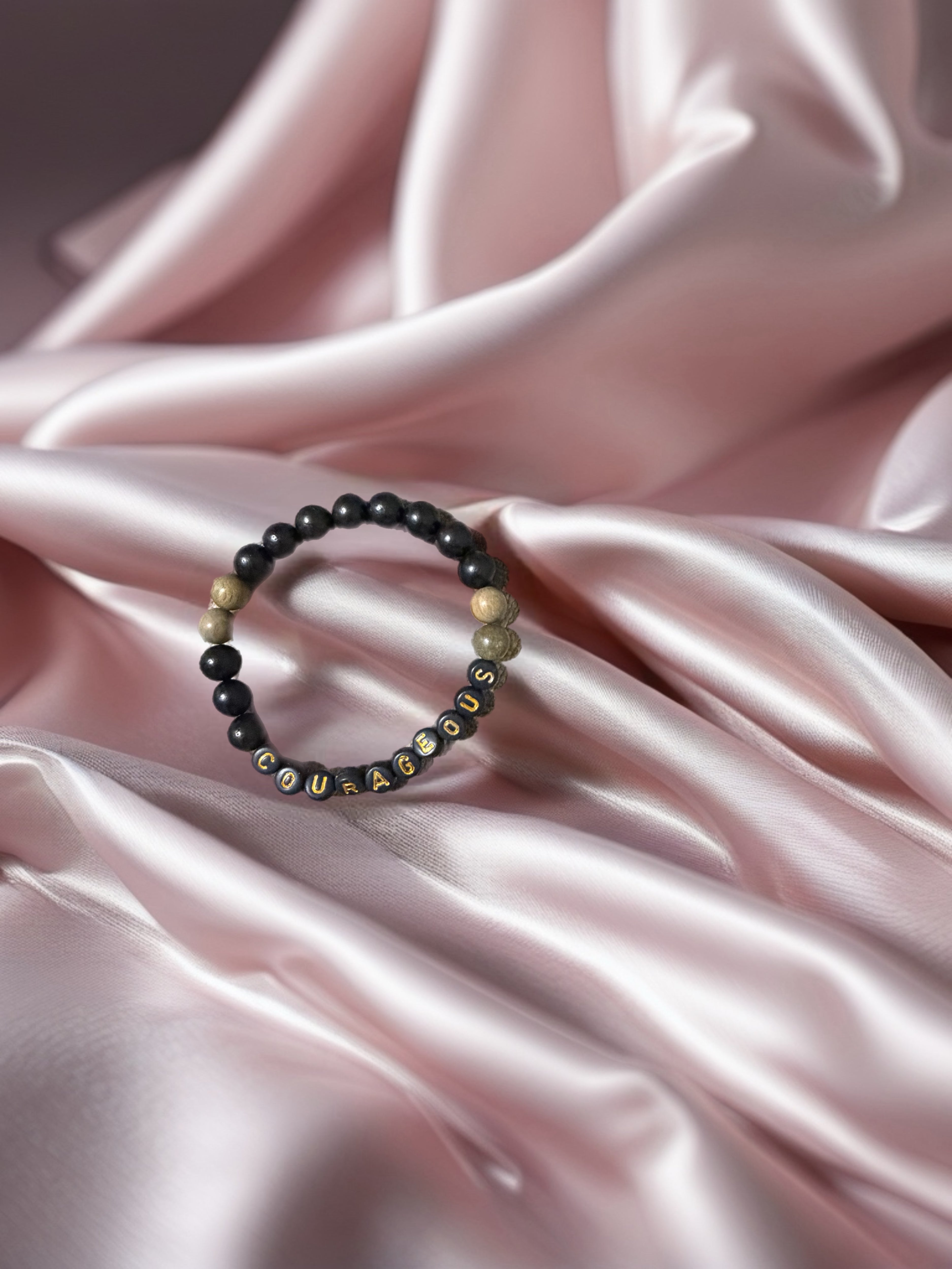 Inspo Men bead message bracelet