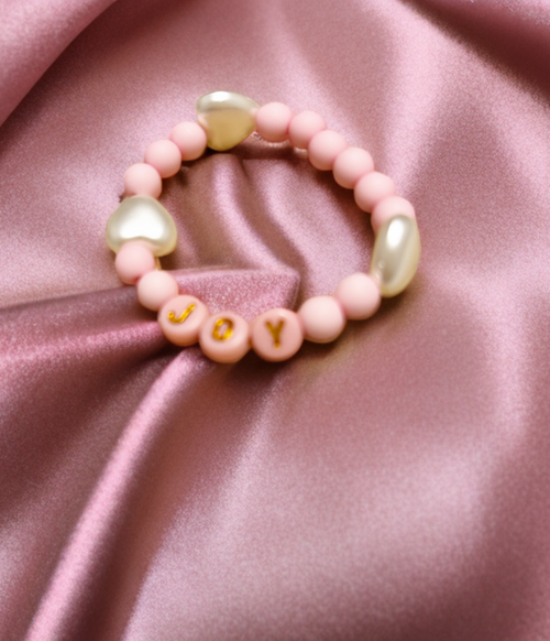 Inspo Little girls bead message bracelet