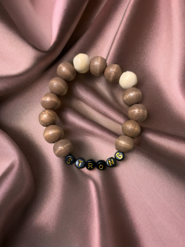 Inspo Men bead message bracelet