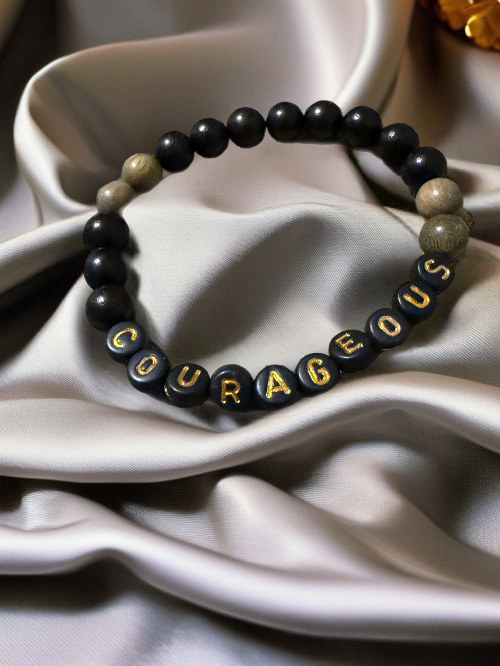 Inspo Men bead message bracelet