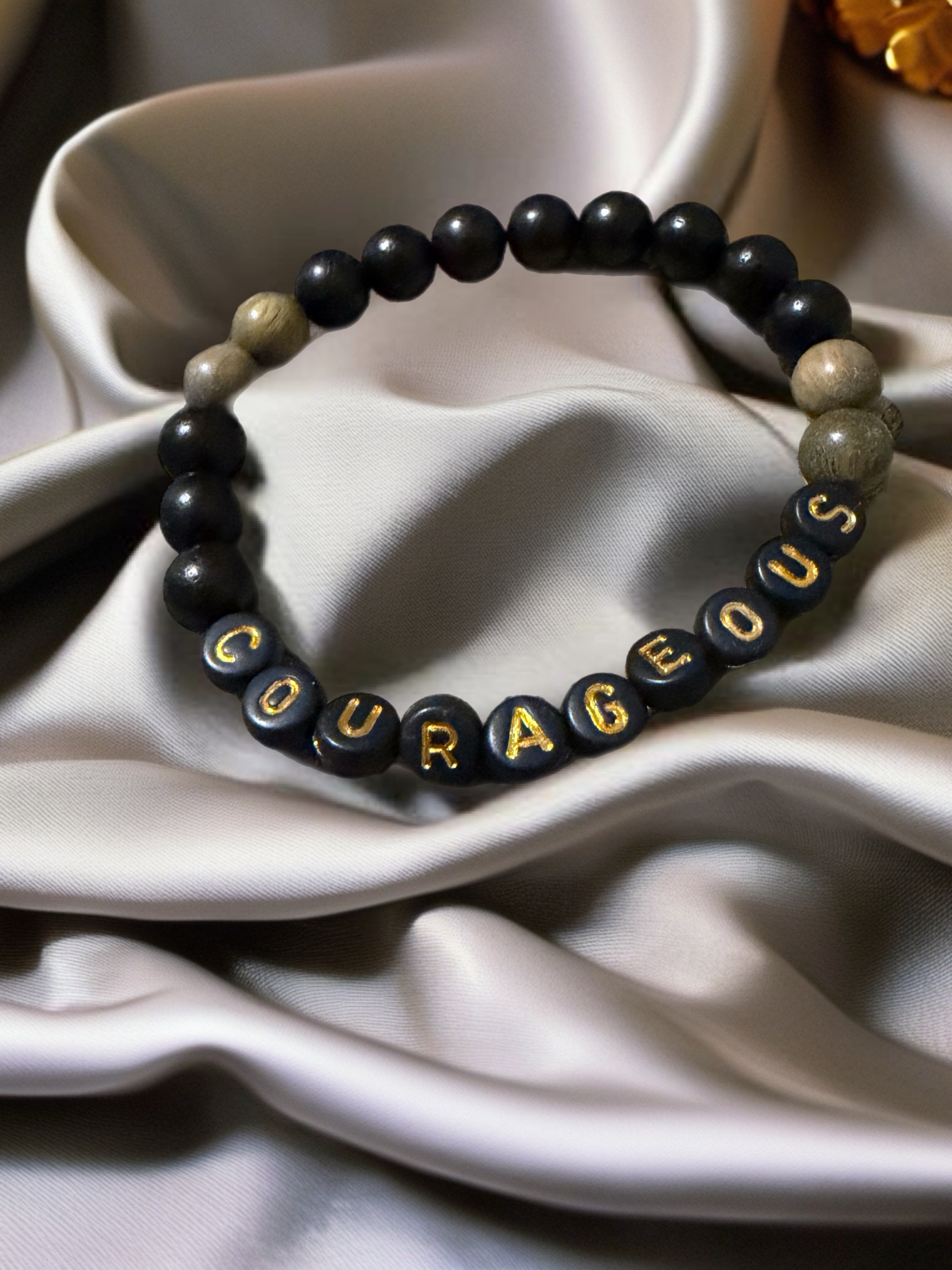 Inspo Men bead message bracelet