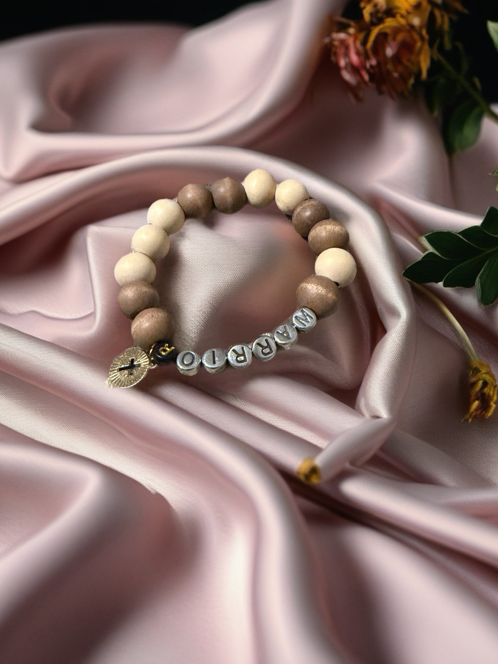 Inspo Men bead message bracelet