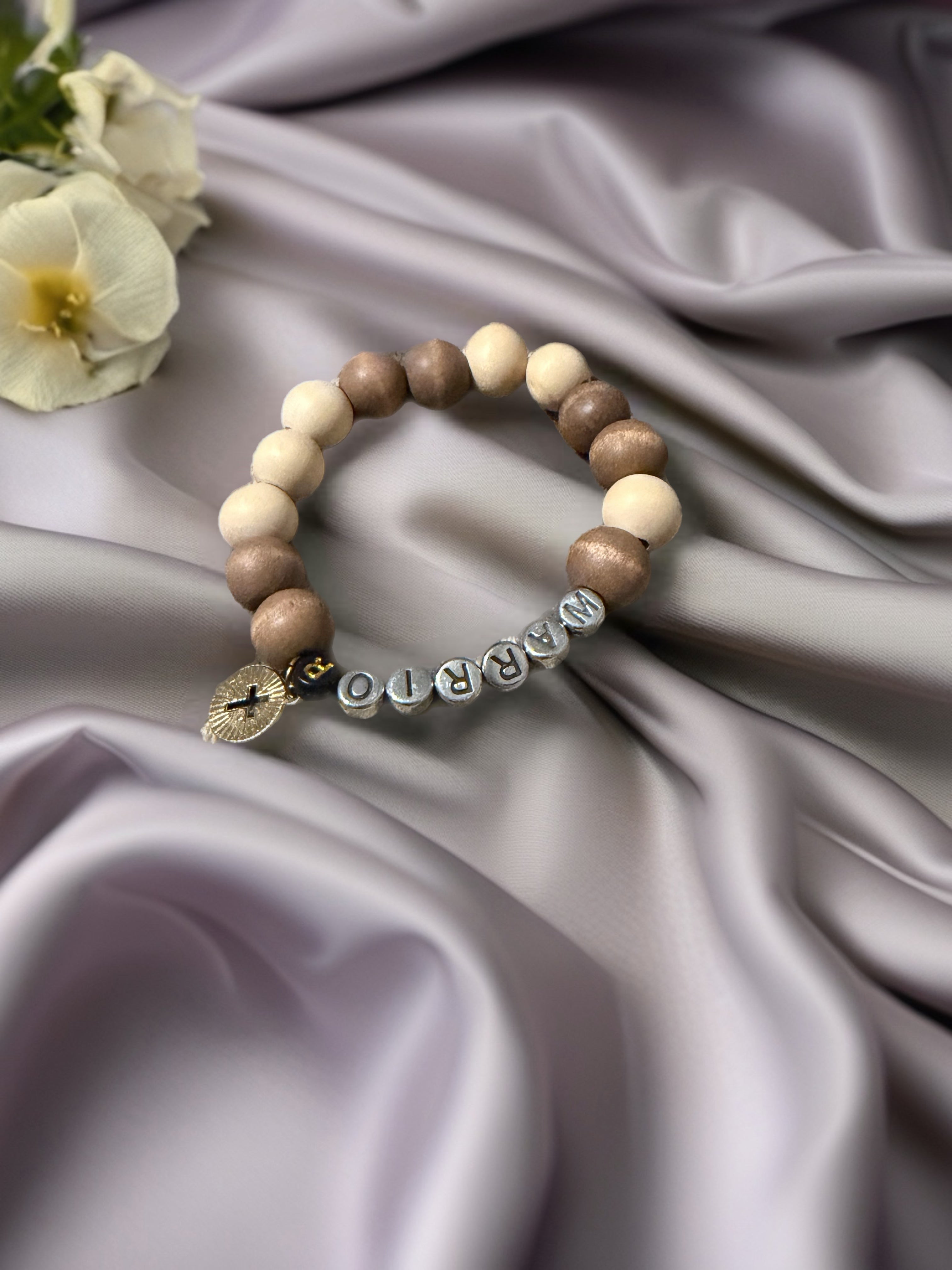 Inspo Men bead message bracelet