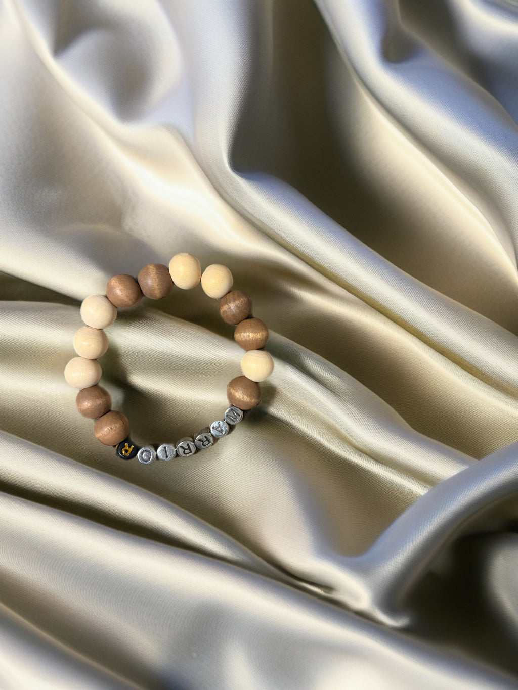 Inspo Men bead message bracelet