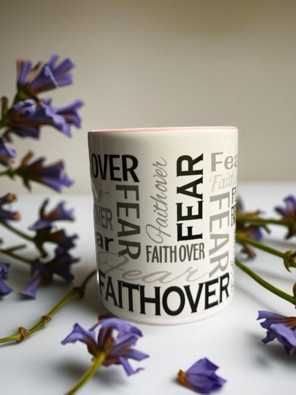 Inspo mug with message