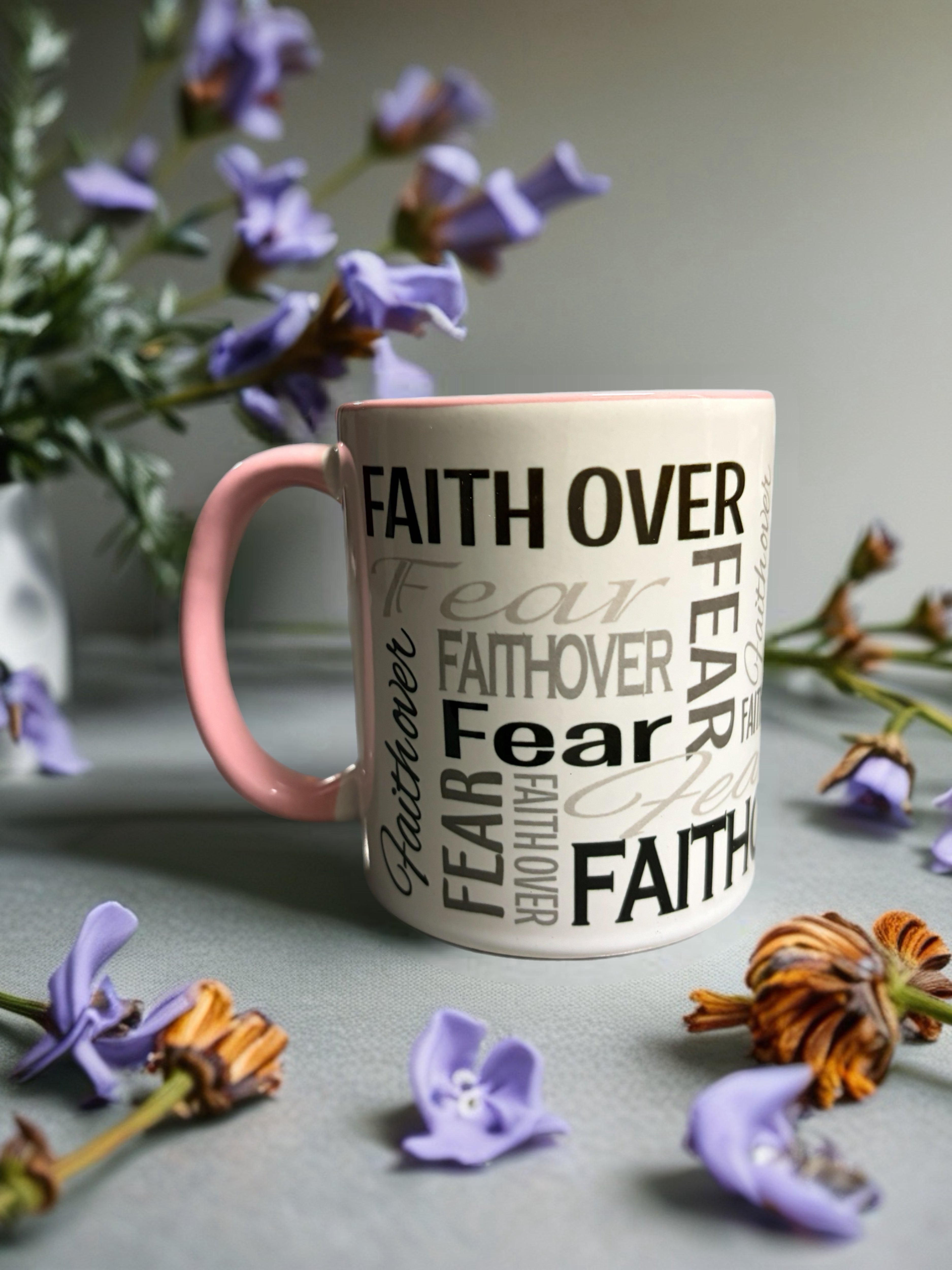 Inspo mug with message