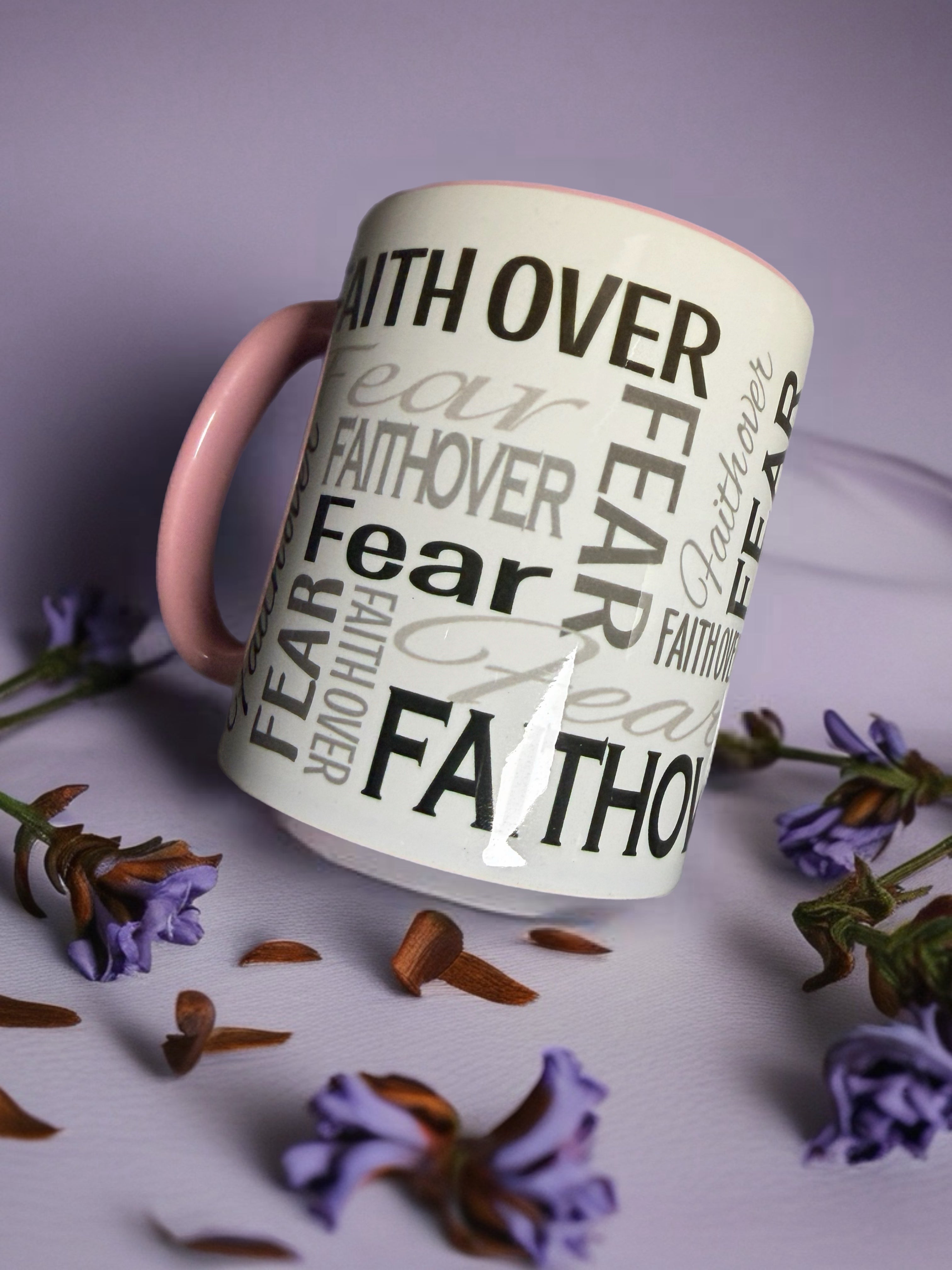Inspo mug with message