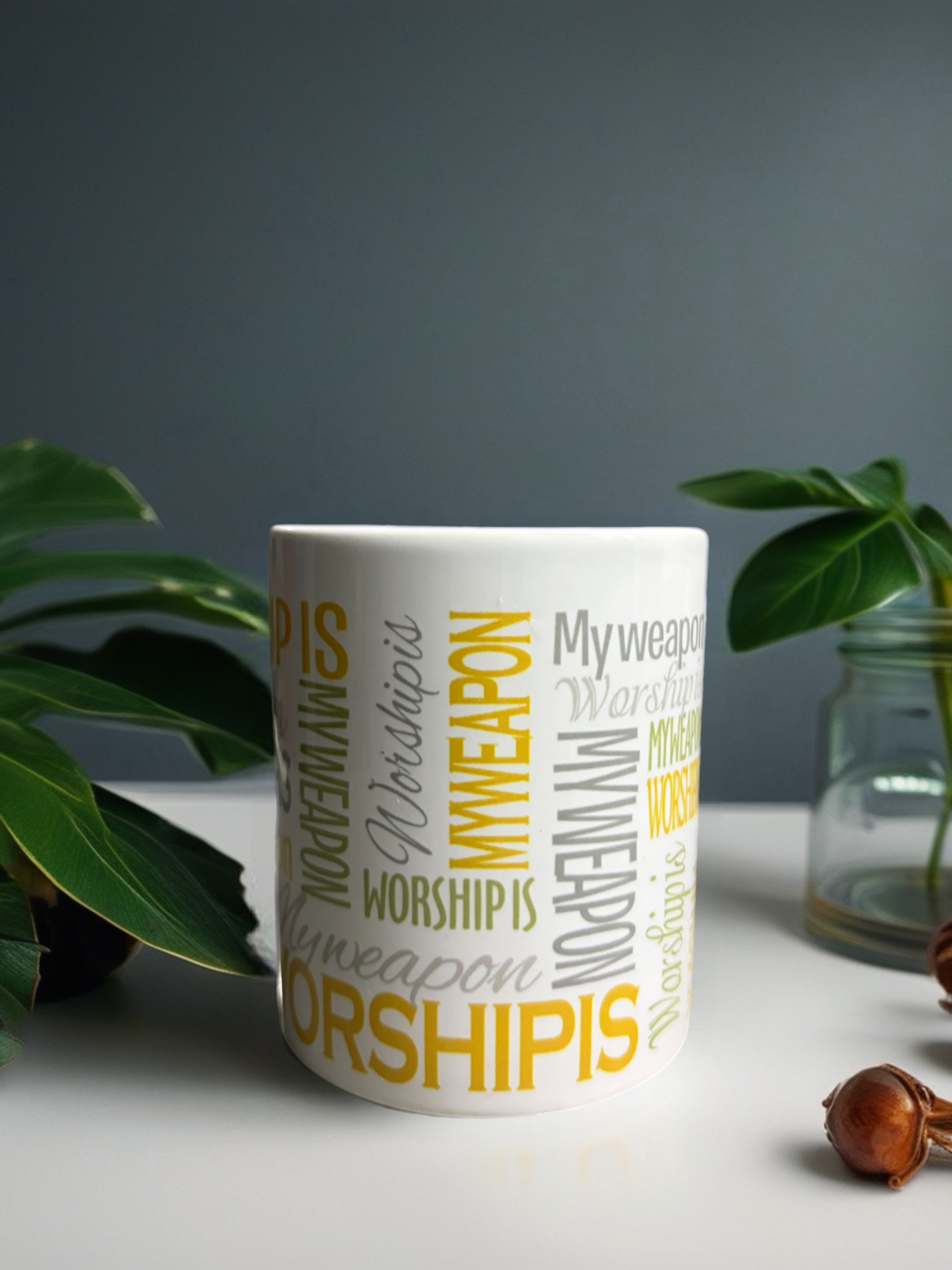 Inspo mug with message