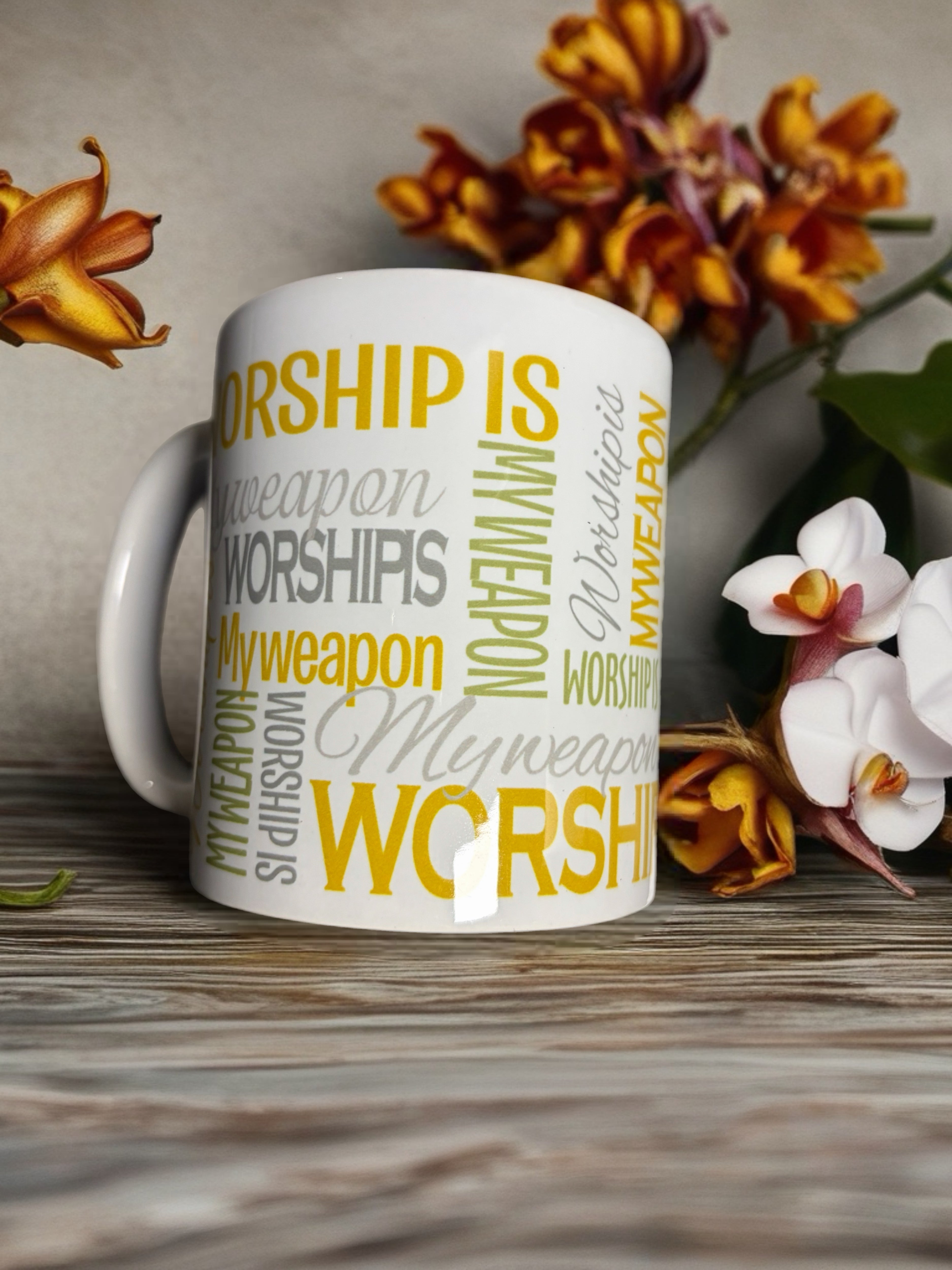 Inspo mug with message