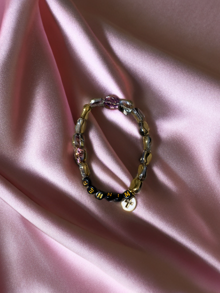 Inspo Women bead message bracelet