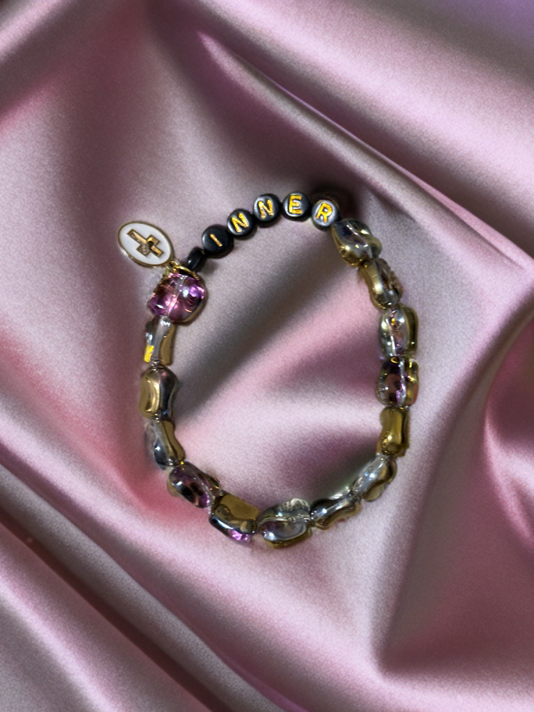 Inspo Women bead message bracelet